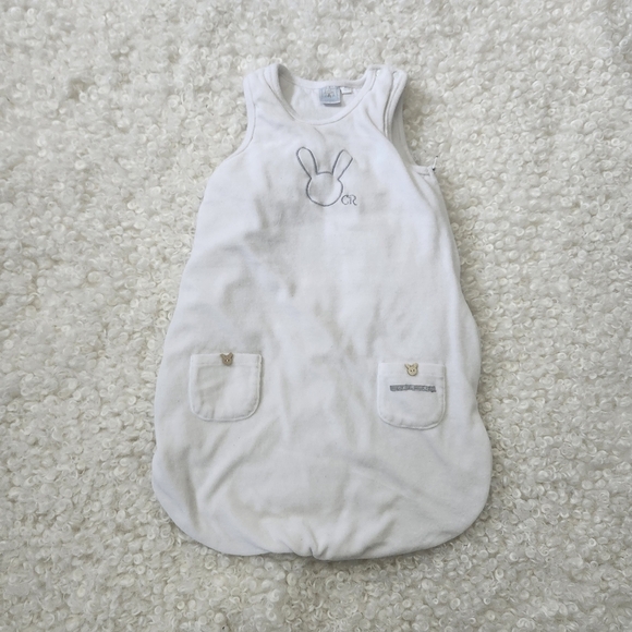 Cadet Rousselle TOG 2 Neutral French Sleep Sack Bag Baby Embroidered 0-6 mths - Picture 2 of 11